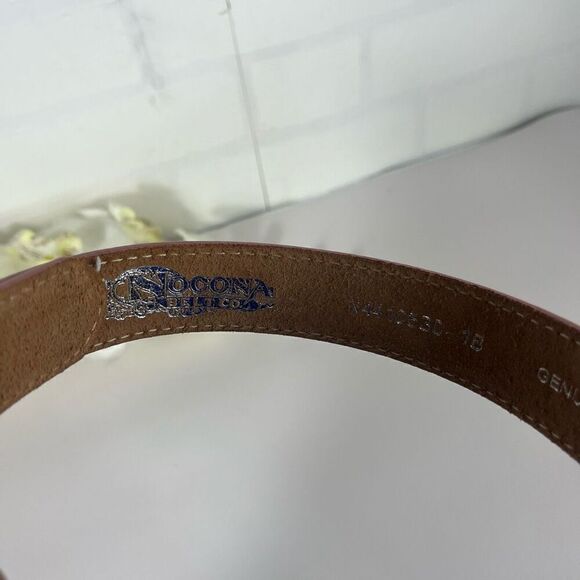 Nocona Baby Girl Leather Belt Pink size newborn to 2 years see measurement - Picture 4 of 12